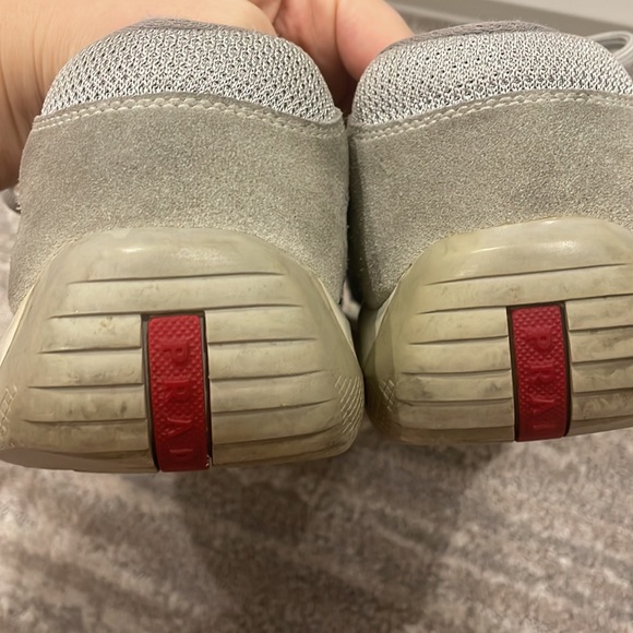 Prada mens navy sneakers - Picture 10 of 12